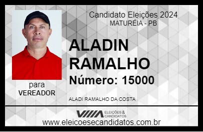 Candidato ALADIN RAMALHO 2024 - MATURÉIA - Eleições