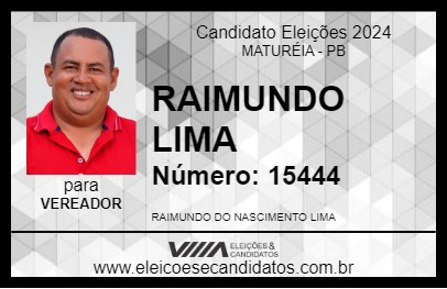 Candidato RAIMUNDO LIMA 2024 - MATURÉIA - Eleições