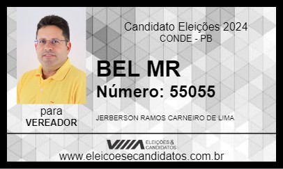 Candidato BEL MR 2024 - CONDE - Eleições