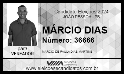 Candidato MÁRCIO DIAS 2024 - JOÃO PESSOA - Eleições