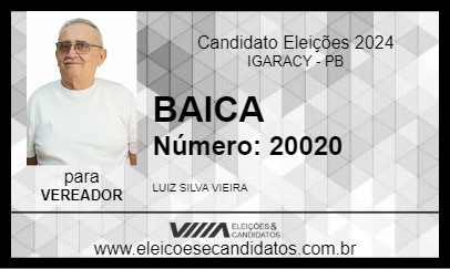 Candidato BAICA 2024 - IGARACY - Eleições