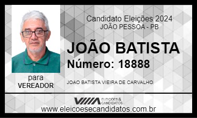 Candidato JOÃO DA IGREJA 2024 - JOÃO PESSOA - Eleições