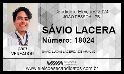 Candidato SÁVIO LACERDA 2024 - JOÃO PESSOA - Eleições