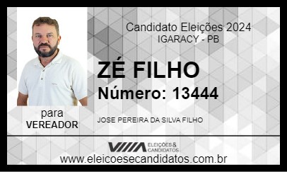 Candidato ZÉ FILHO 2024 - IGARACY - Eleições