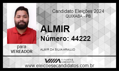 Candidato ALMIR 2024 - QUIXABA - Eleições