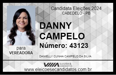 Candidato DANNY CAMPELO 2024 - CABEDELO - Eleições