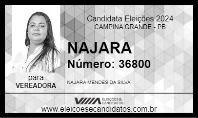 Candidato NAJARA 2024 - CAMPINA GRANDE - Eleições