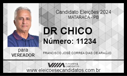 Candidato DR CHICO 2024 - MATARACA - Eleições