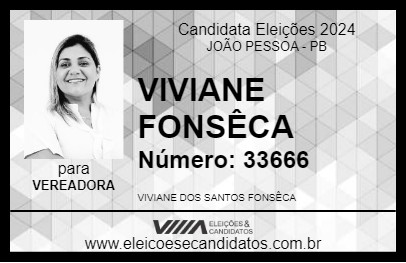 Candidato VIVIANE FONSÊCA 2024 - JOÃO PESSOA - Eleições