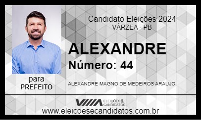 Candidato ALEXANDRE 2024 - VÁRZEA - Eleições