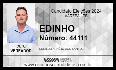 Candidato EDINHO 2024 - VÁRZEA - Eleições