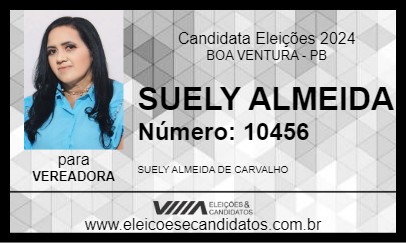 Candidato SUELY ALMEIDA 2024 - BOA VENTURA - Eleições