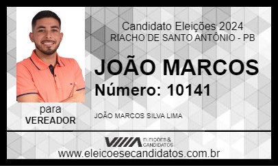 Candidato JOÃO MARCOS 2024 - RIACHO DE SANTO ANTÔNIO - Eleições