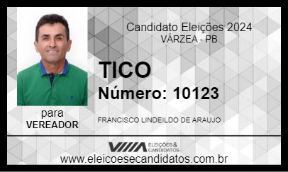 Candidato TICO 2024 - VÁRZEA - Eleições