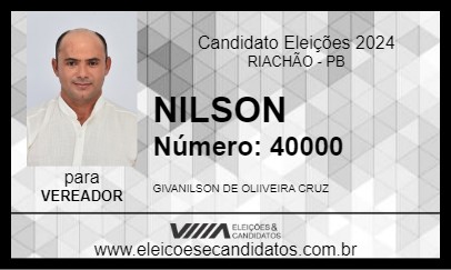 Candidato NILSON 2024 - RIACHÃO - Eleições