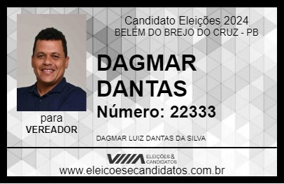 Candidato DAGMAR DANTAS 2024 - BELÉM DO BREJO DO CRUZ - Eleições