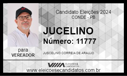 Candidato JUSCELINO 2024 - CONDE - Eleições