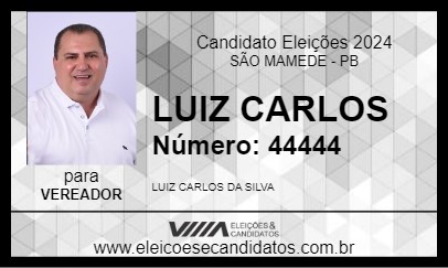 Candidato LUIZ CARLOS 2024 - SÃO MAMEDE - Eleições