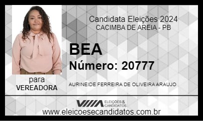 Candidato BEA 2024 - CACIMBA DE AREIA - Eleições