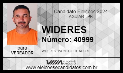 Candidato WIDERES 2024 - AGUIAR - Eleições