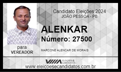 Candidato ALENKAR 2024 - JOÃO PESSOA - Eleições