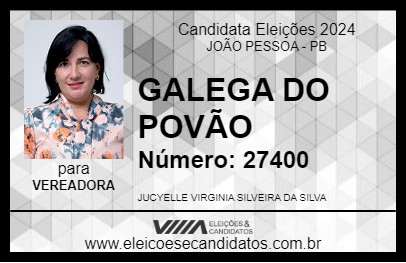 Candidato GALEGA DO POVÃO 2024 - JOÃO PESSOA - Eleições