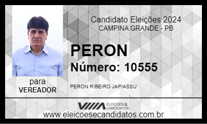 Candidato PERON 2024 - CAMPINA GRANDE - Eleições