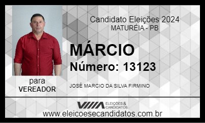 Candidato MÁRCIO 2024 - MATURÉIA - Eleições