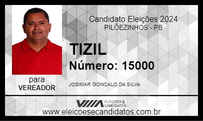 Candidato TIZIL 2024 - PILÕEZINHOS - Eleições