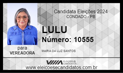 Candidato LULU 2024 - CONDADO - Eleições