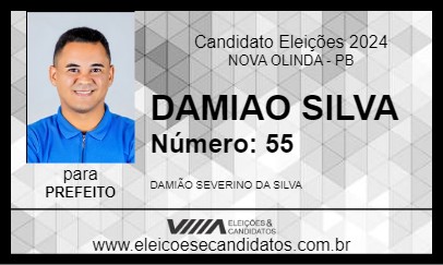 Candidato DAMIAO SILVA 2024 - NOVA OLINDA - Eleições