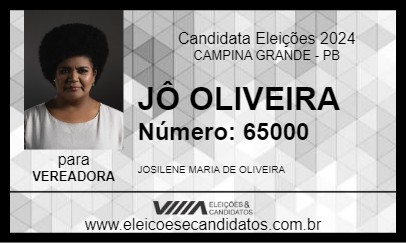 Candidato JÔ OLIVEIRA 2024 - CAMPINA GRANDE - Eleições