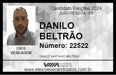 Candidato DANILO BELTRÃO 2024 - JOÃO PESSOA - Eleições