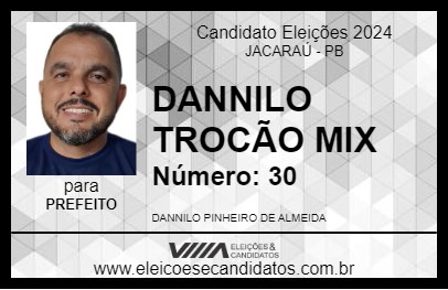 Candidato DANNILO TROCÃO MIX 2024 - JACARAÚ - Eleições