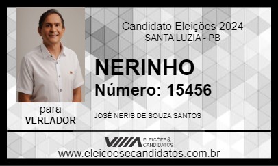 Candidato NERINHO 2024 - SANTA LUZIA - Eleições