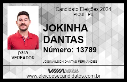 Candidato JOKINHA DANTAS 2024 - PICUÍ - Eleições