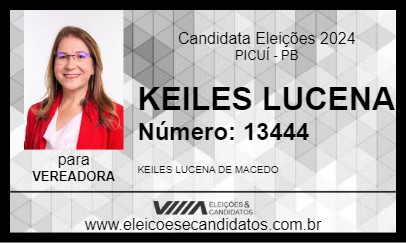 Candidato KEILES LUCENA 2024 - PICUÍ - Eleições