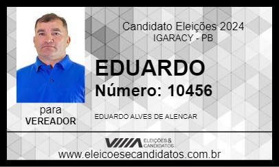 Candidato EDUARDO 2024 - IGARACY - Eleições