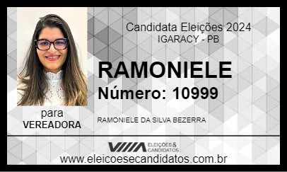 Candidato RAMONIELE 2024 - IGARACY - Eleições