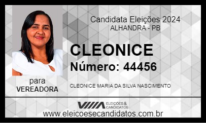 Candidato CLEONICE 2024 - ALHANDRA - Eleições