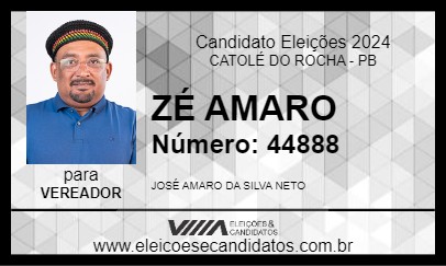 Candidato ZÉ AMARO 2024 - CATOLÉ DO ROCHA - Eleições