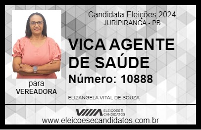 Candidato VICA AGENTE DE SAÚDE 2024 - JURIPIRANGA - Eleições