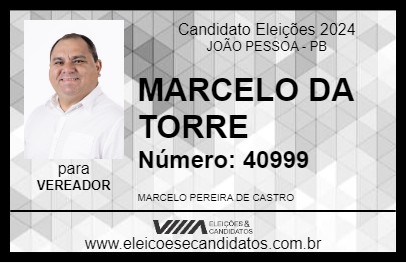 Candidato MARCELO DA TORRE 2024 - JOÃO PESSOA - Eleições