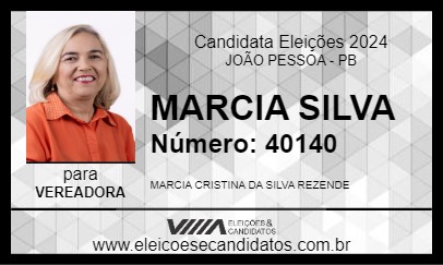 Candidato MARCIA SILVA 2024 - JOÃO PESSOA - Eleições