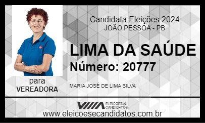 Candidato LIMA DA SAÚDE 2024 - JOÃO PESSOA - Eleições