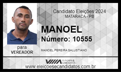 Candidato MANOEL 2024 - MATARACA - Eleições