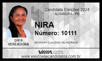 Candidato NIRA 2024 - ALHANDRA - Eleições