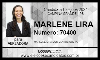 Candidato MARLENE LIRA 2024 - CAMPINA GRANDE - Eleições