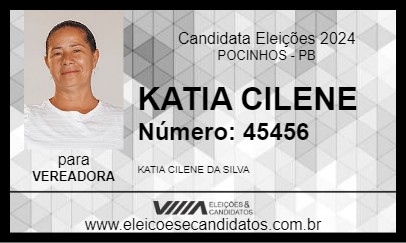 Candidato KATIA CILENE 2024 - POCINHOS - Eleições