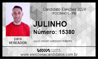 Candidato JULINHO 2024 - POCINHOS - Eleições